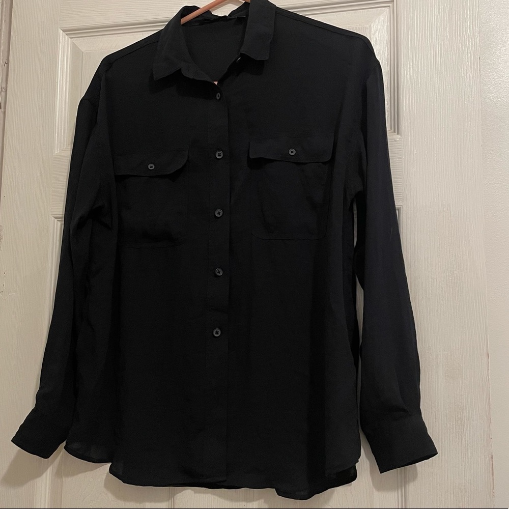 Uniqlo button up blouse